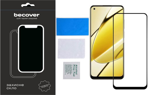 Захисне скло BeCover for Realme 11 4G - Black (710510)