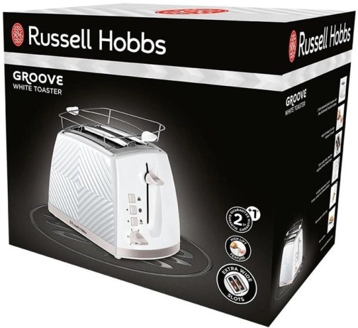 Тостер Russell Hobbs Groove White (26391-56)