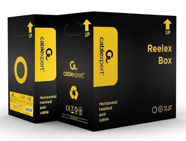 Фото: Мережевий кабель Cablexpert Cat.5e FTP 4x2x0.5mm CU 305mm Black (FPC-5051GE-SO-OUT) № 5 | KTC