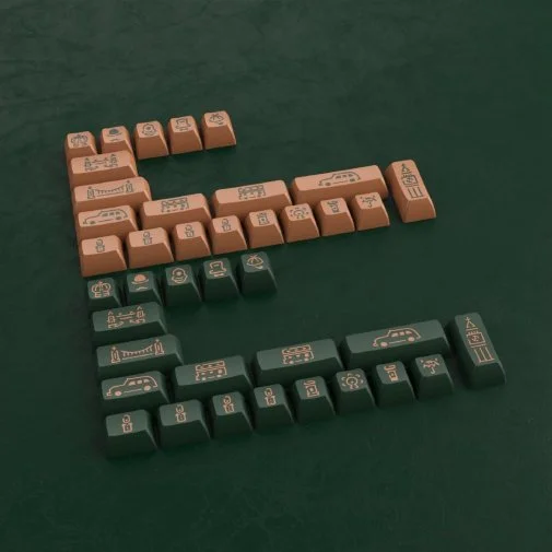 Фото: Набір кейкапів Akko for Fullset Keycaps London (6925758615686) № 16 | KTC