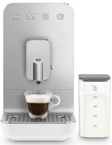 Кавомашина Smeg Coffee Machine With A Milk System White (BCC13WHMEU)