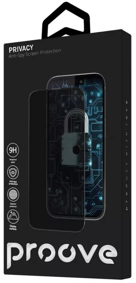 Захисне скло Proove for Apple iPhone 15 Pro - Privacy (PGPPRI15P001)