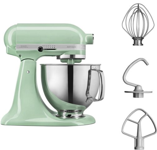 Планетарний міксер KitchenAid Mixer tilt-head 4.8L Artisan 5KSM125 Pistachio (5KSM125EPT)