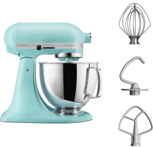 Планетарний міксер KitchenAid Mixer tilt-head 4.8L Artisan 5KSM125 Mineral Water (5KSM125EMI)