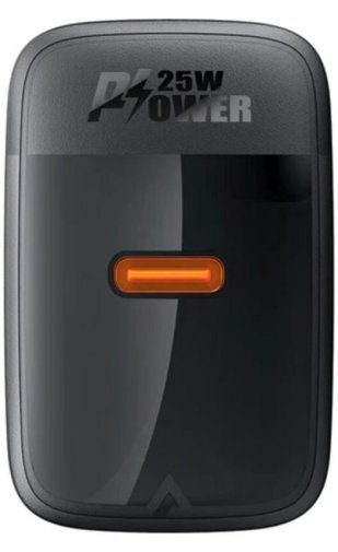 Зарядний пристрій Acefast A104 GaN PD 25W Black (6974316283355)