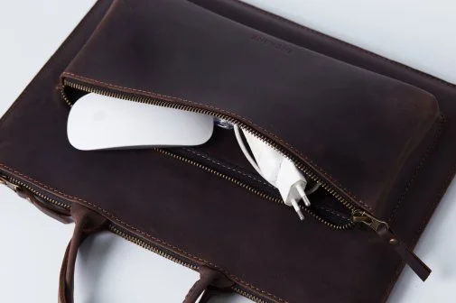 Фото: Чохол INCARNE Maryland a15 - MacBook Air15 2023-2024 Brown № 33 | KTC