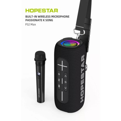 Портативна колонка Hopestar P32 Max Black