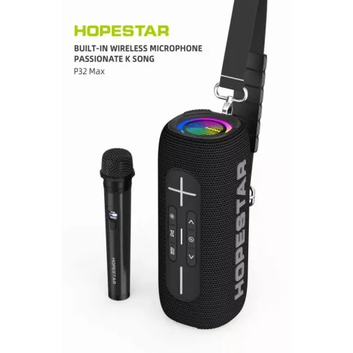 Фото: Портативна колонка Hopestar P32 Max Black № 8 | KTC