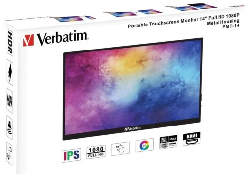 Фото: Монітор Verbatim PMT-14 (49591) - 14" IPS / 1920×1080 / / AMD FreeSync № 14 | KTC