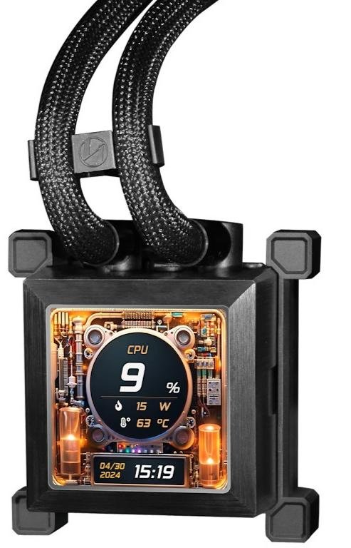 Система рідинного охолодження Lian-Li HydroShift LCD 360TL Black (G89.GHSLCD36TB.00)