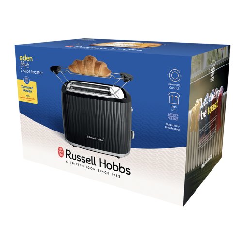 Тостер Russell Hobbs Eden Black (27371-56)