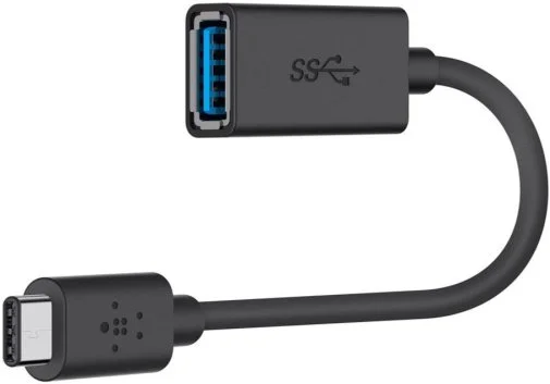 Фото: Дата кабель Belkin Type-C / AF 0.14m Black (F2CU036btBLK) № 4 | KTC