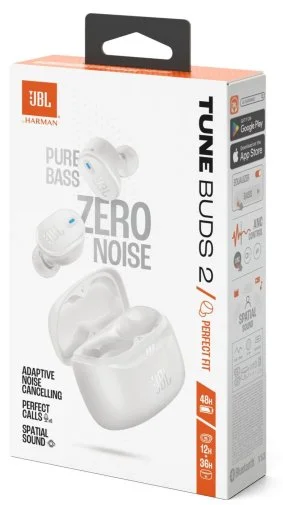 Фото: Навушники JBL Tune Buds 2 White (JBLTBUDS2WHT) № 22 | KTC