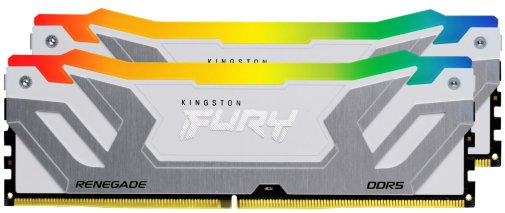 Оперативна пам’ять Kingston FURY (ex. HyperX) Renegade RGB XMP White CUDIMM DDR5 2x24GB (KF584CU40RWAK2-48)
