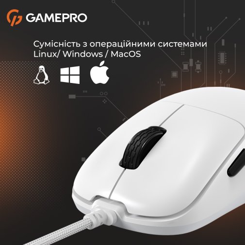 Миша GamePro GM690W White