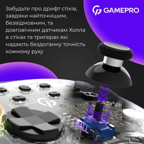 Геймпад GamePro GPX13T Transparent