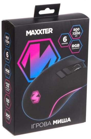 Миша Maxxter McG-7B-I725 Black