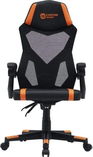 Крісло Canyon Flow MCH01 Mesh Black/Orange (CNE-MCH01)