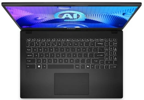 Фото: Ноутбук MSI Modern 15 H AI C1MG-099UA Classic Black (9S7-15H551-099) - 15.6" IPS 60 Гц / Intel Core Ultra 7 / Ultra 7 155H / DDR5 16 ГБ / PCI-E SSD 512 ГБ / Intel Arc graphics № 10 | KTC