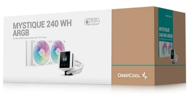 Фото: Система рідинного охолодження Deepcool Mystique 240 ARGB White (R-LX240-WHDSNMCP-G-1) № 10 | KTC