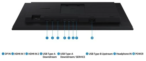 Фото: Монітор Samsung LS24D400GAIXCI Black (LS24D400GAIXUA) - 24" IPS / 1920×1080 / 100 Гц / Pivot / HAS № 34 | KTC