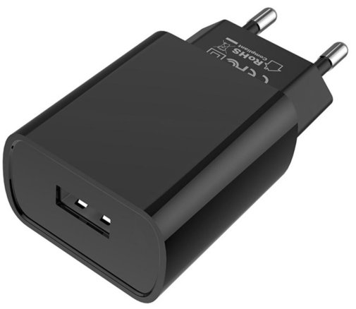 Зарядний пристрій BOROFONE BA20A Sharp Black with AM/Lightning (BA20ALB)