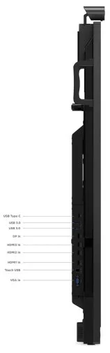 Фото: Інтерактивний дисплей Lenovo ThinkVision T65 65 with Web-camera Raven Black (62F2WA1CEK) № 31 | KTC
