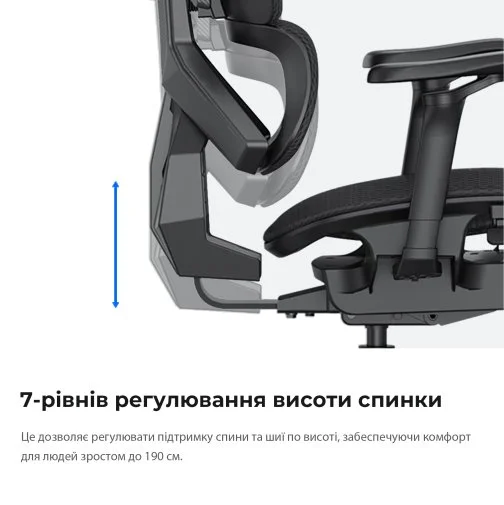 Фото: Крісло Anda Seat X-Air Pro Size XL Mesh Space Black (AD-WY-01-BBB-B01) № 36 | KTC