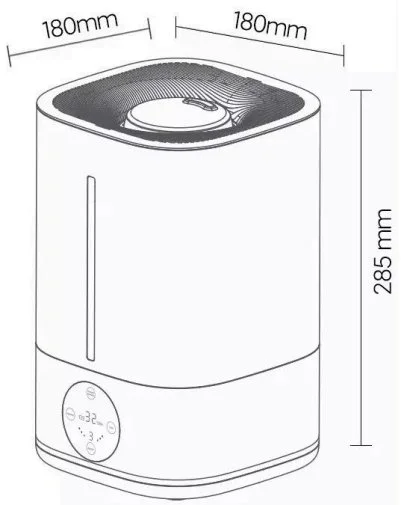Фото: Зволожувач повітря Lydsto Humidifier F200S № 17 | KTC