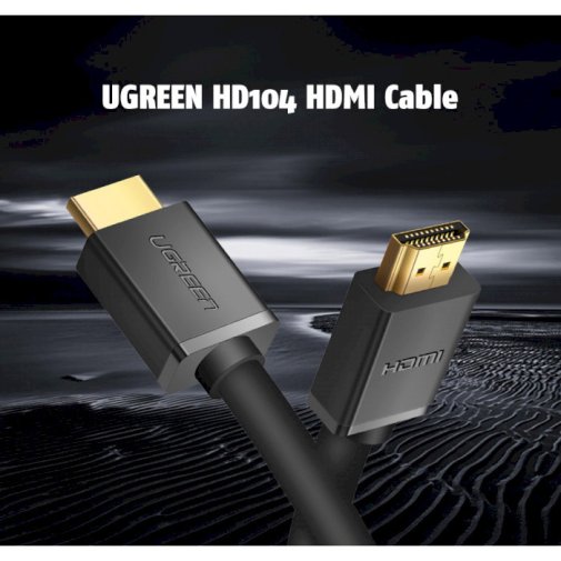 Кабель UGREEN HD104 v2.0 HDMI to HDMI 3m Black (10108)