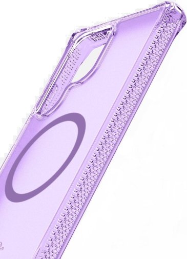 iTSkins for Samsung S25 Ultra - HYBRID R VAPOR with MagSafe Light Purple