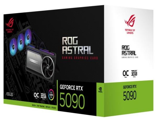  Відеокарта ASUS ROG Astral LC GeForce RTX 5090 32GB GDDR7 OC Edition (ROG-ASTRAL-LC-RTX5090-O32G-GAMING)