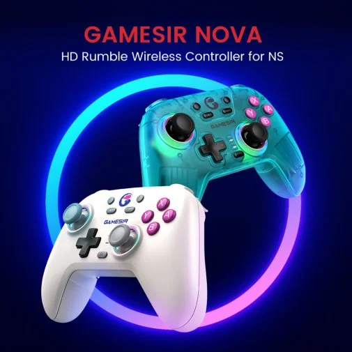 Фото: Геймпад Gamesir T4 Nova Neon Teal (T4n Teal) № 38 | KTC