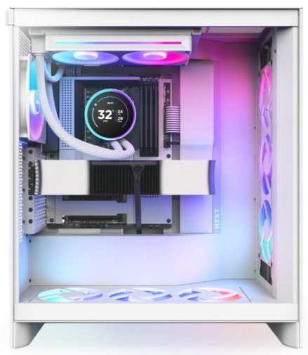 Система рідинного охолодження NZXT Kraken Elite 240 RGB White (RL-KR24E-W2)