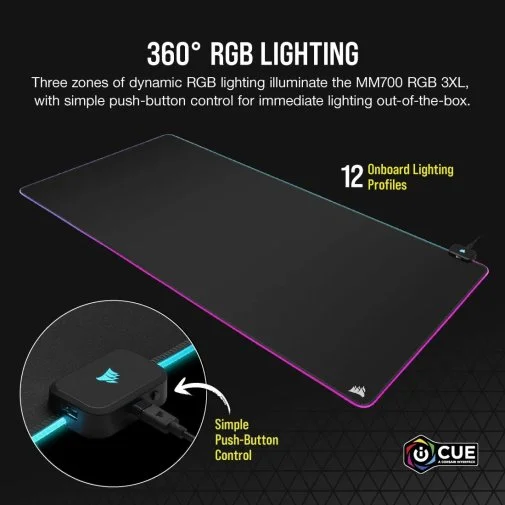 Фото: Килимок Corsair MM700 RGB 3XL (CH-9417080-WW) № 21 | KTC