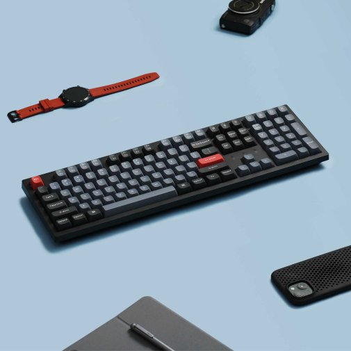 Клавіатура Keychron K10 Pro K Pro Banana QMK RGB UKR/ENG WL/BT/USB Black (K10P-B4-UA)