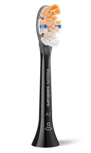 Фото: Насадка для зубної щітки Philips Sonicare A3 Premium All-in-One Black 4pcs (HX9094/88) № 13 | KTC