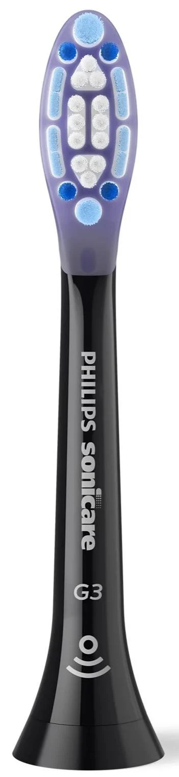 Фото: Насадка для зубної щітки Philips Sonicare G3 Premium Gum Care Black 2 pcs (HX9052/88) № 9 | KTC