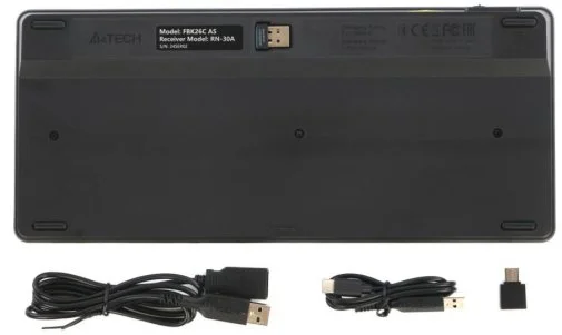 Фото: Клавіатура A4tech Fstyler FBK26C AS BT/WL Black (FBK26C AS (Black)) № 11 | KTC