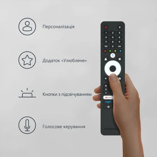 Фото: Телевізор QLED Thomson 43QG4S14 (Google TV, Wi-Fi, 3840x2160) № 12 | KTC