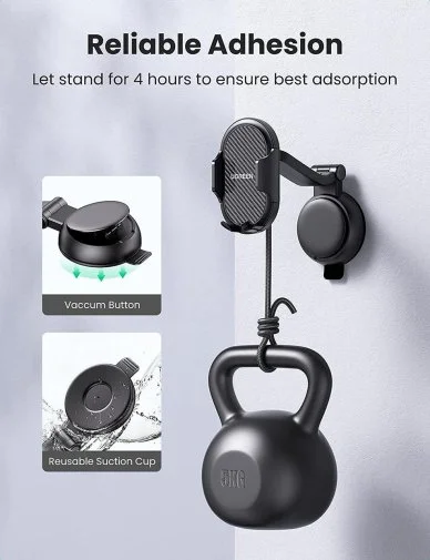 Фото: Кріплення для мобільного телефону UGREEN LP405 Waterfall-Shaped Suction Cup Phone Mount (LP405/20473) № 11 | KTC
