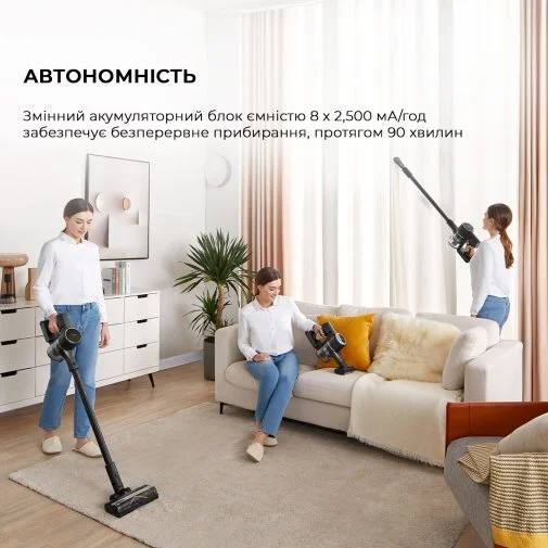 Фото: Ручний бездротовий пилосос Dreame R10 Pro Aqua (VZV15A) № 20 | KTC