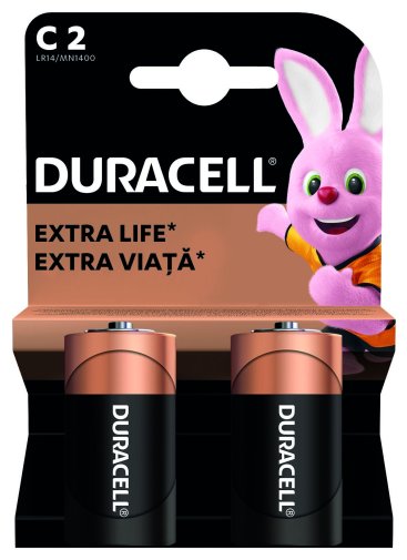 Батарейка Duracell C LR14 MN1400 BL/2 (81273403)