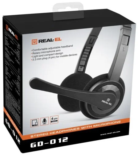 Фото: Гарнітура Real-EL GD-012 Black (EL124100049) № 14 | KTC
