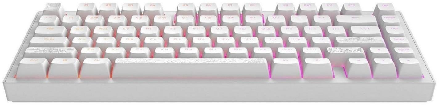 Клавіатура Dark Project ALU81 Terra Nostra PBT Mech. g3ms Moonstone USB White (DPKB_NOSTRA_81_ANSI_WHITE_UA)