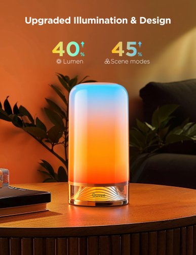 Нічник Govee H6022 Table Lamp 2 RGBICWW Wi-Fi/BT White (H60223D1)