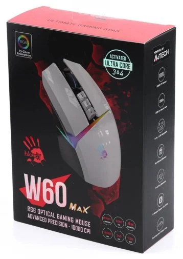 Фото: Миша Bloody W60 Max Panda White № 14 | KTC