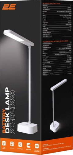 Настільна лампа 2E DL1220, White
