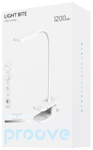 Настільна лампа Proove Light Bite 1200 mAh white