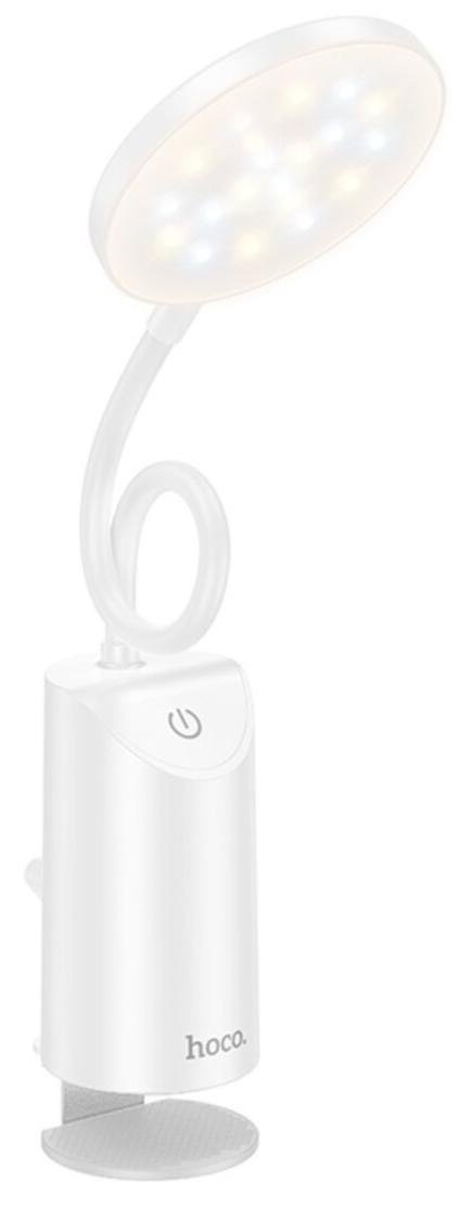 Настільна лампа Hoco HX10 Clip Table Lamp, White